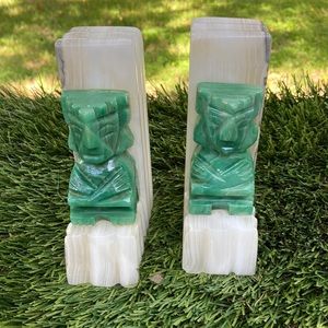 Banded Calcite Bookends